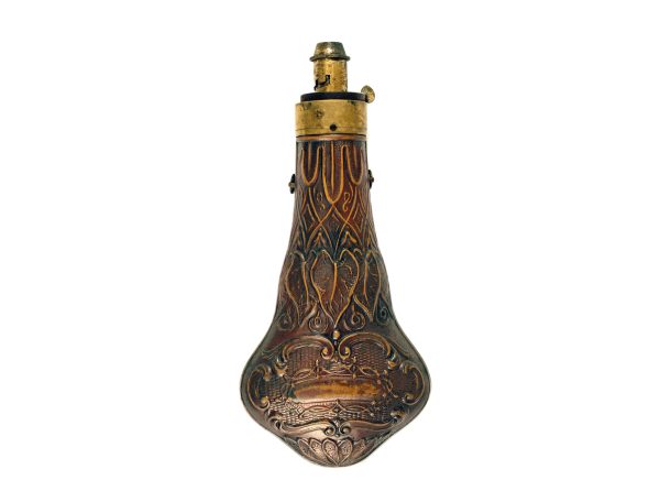 A Good Panel Pistol Flask by Hawksley