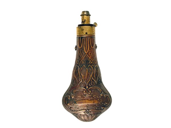 A Good Panel Pistol Flask by Hawksley