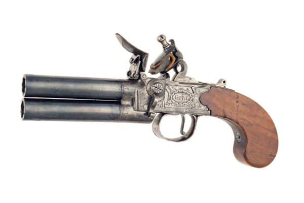 A Cased Pair of Tap Action Pistols - Image 6