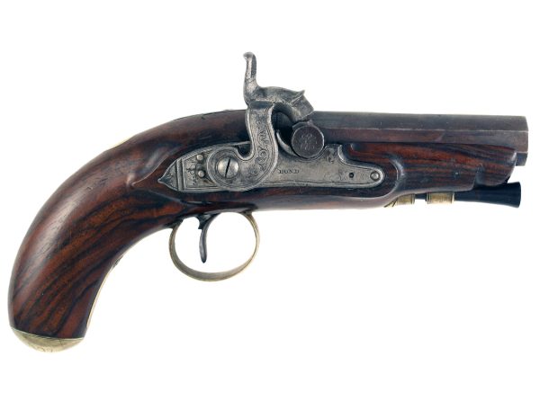 A Cased Pair of Percussion Pistols by Bond - Image 4