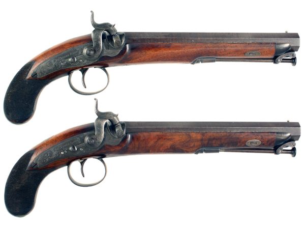 A Pair of Percussion Officers Pistols