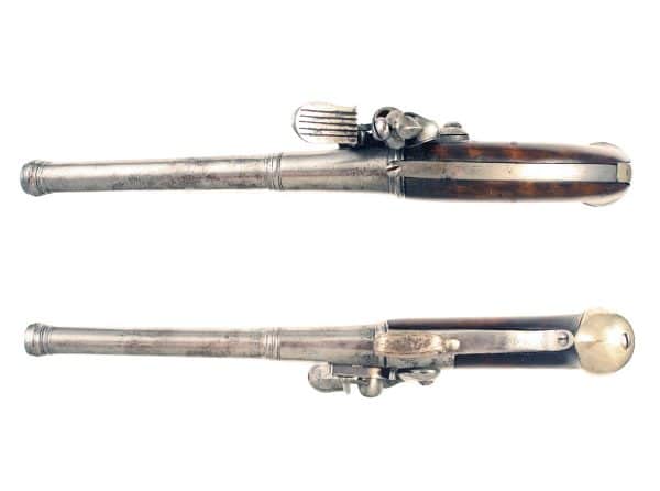 A Rifled Continental Queen Anne Pistol - Image 2