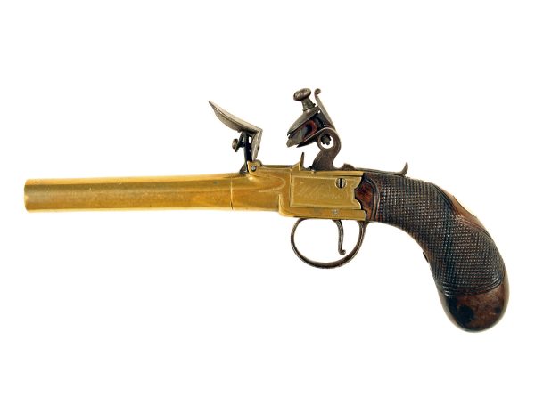 A Bras Framed Pocket Pistol - Image 3