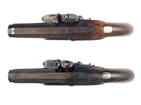 A Pair of Overcoat Pistols by Brummitt - Image 3
