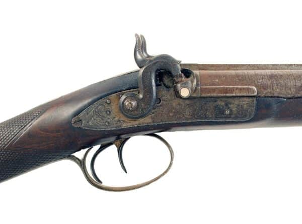A D.B. Percussion Sporting Gun by C. Moore.