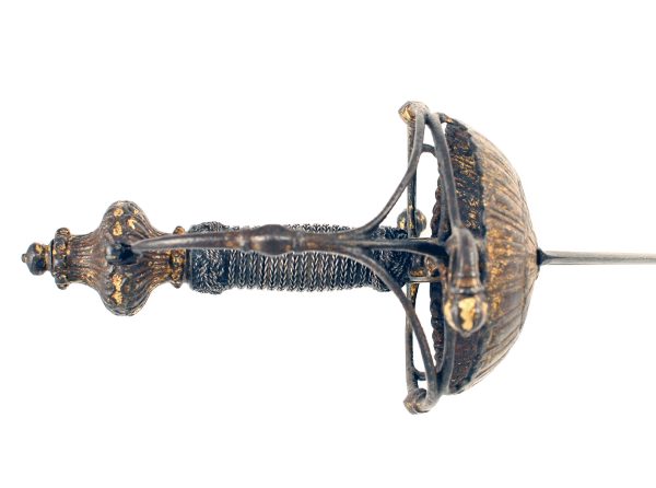 A Fine Gilt Hilted Broadsword, 17th Century. - Image 4