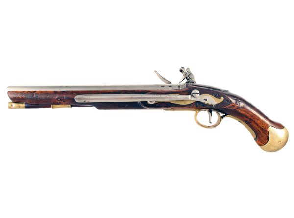 A Superb Flintlock Long Sea Service Pistol. - Image 3