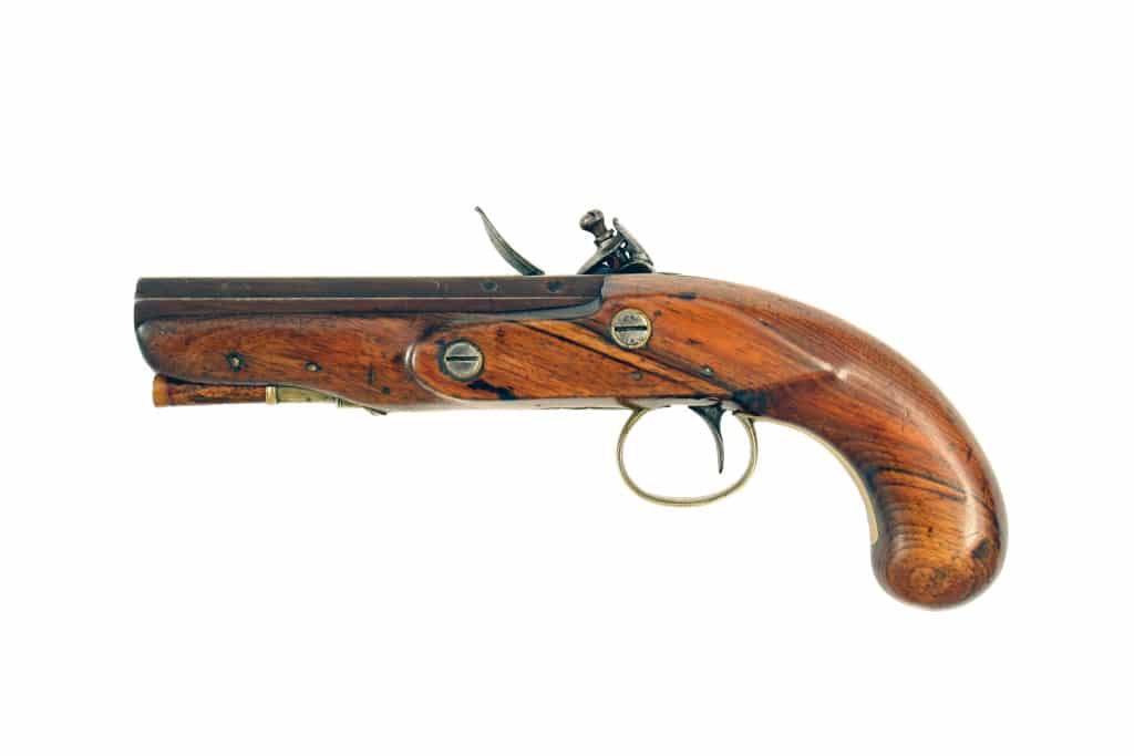 A Flintlock Overcoat Pistol signed Twigg. - Image 2