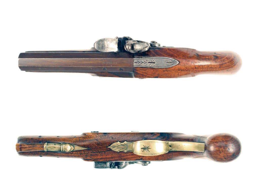 A Flintlock Overcoat Pistol signed Twigg. - Image 3