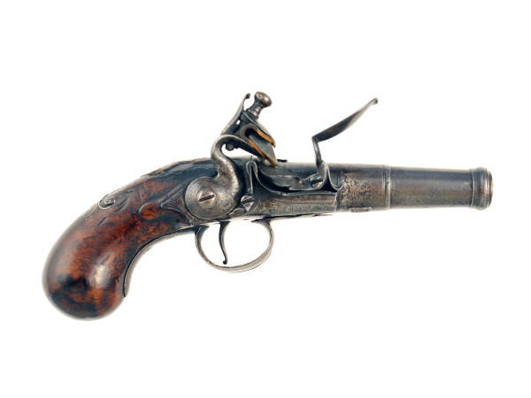 An Early Queen Anne Flintlock Pocket Pistol.