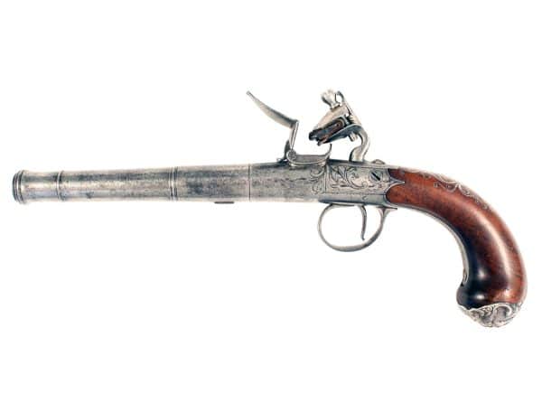 A Box-Lock Flintlock Pistol by Richards - Image 2