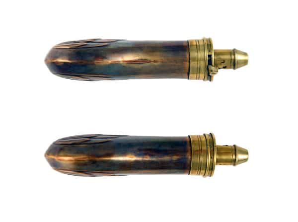 A Shell and Bush Pistol Flask. - Image 3