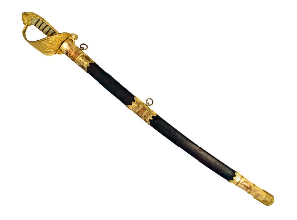 A Pattern 1827 Naval Pipeback Sword. - Image 4