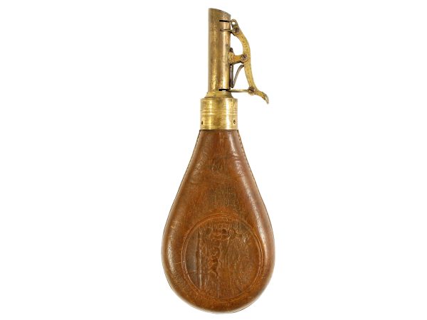 A Leather Shot Flask