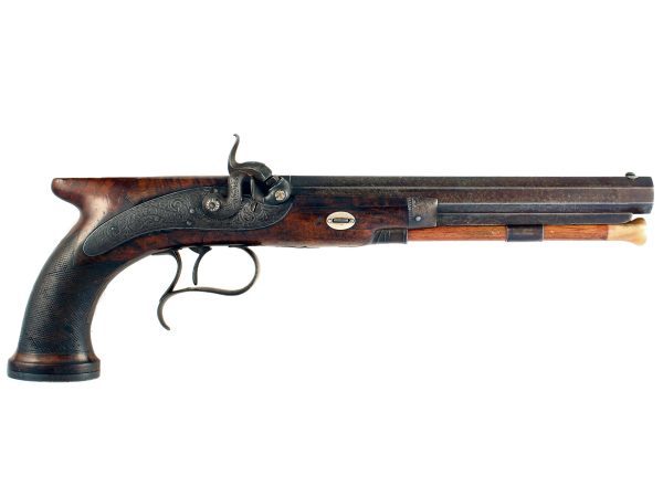 A Percussion Duelling pistol by Rigby