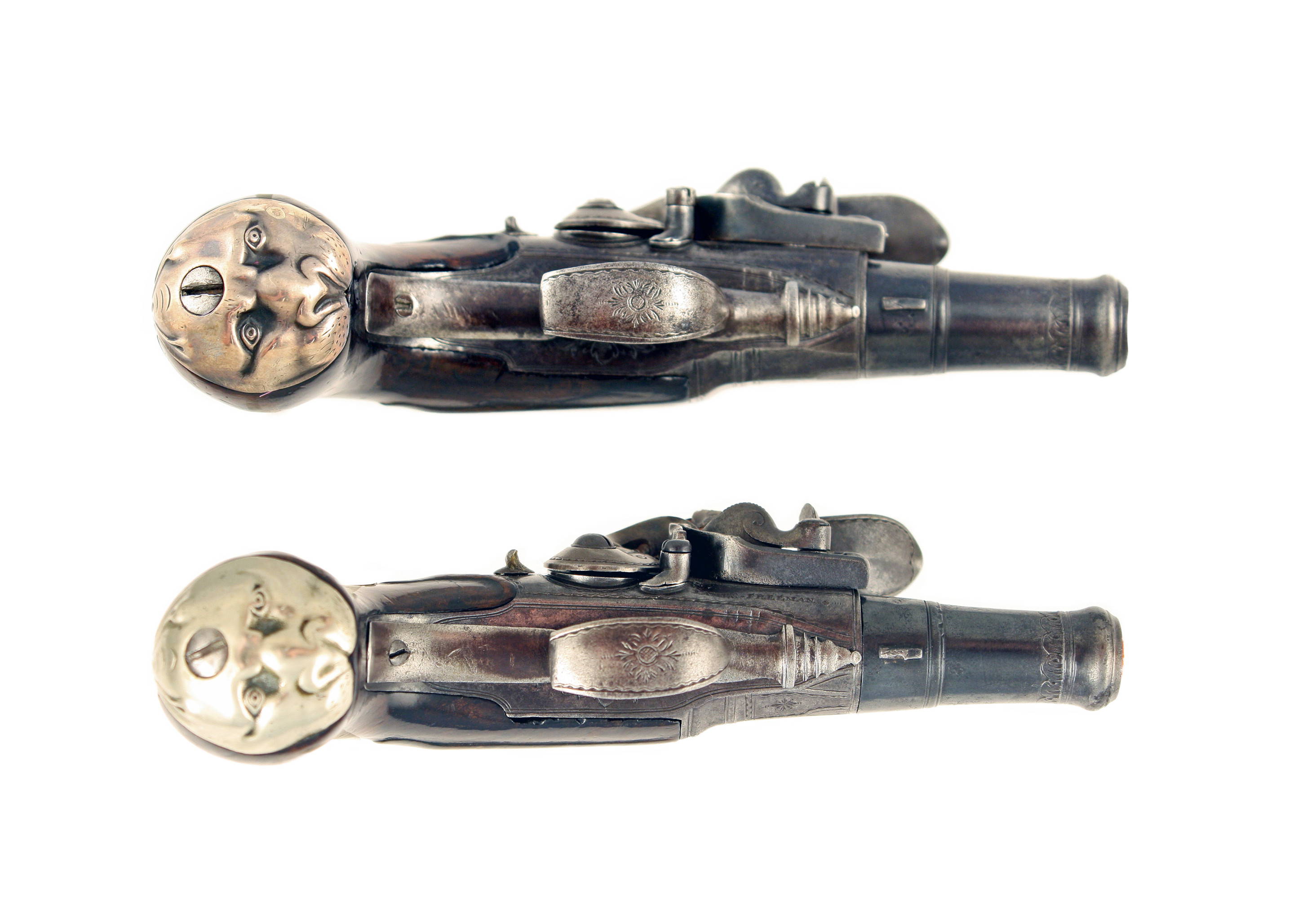 A Pair of Queen Anne Pistols by Freeman - Image 2