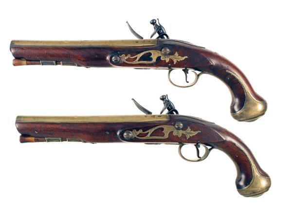 A Pair of Flintlock Holster Pistols by Brander - Image 3