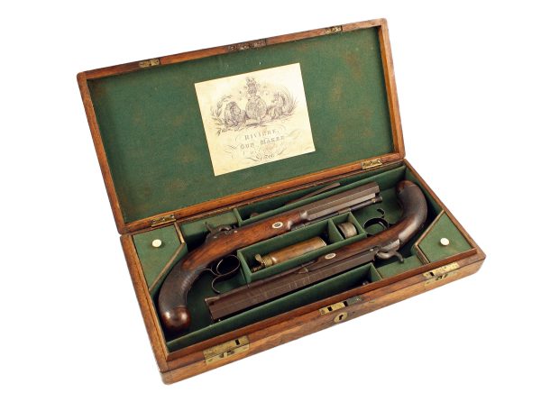 An Exceptionally Rare Cased Pair of Pistols - Image 2