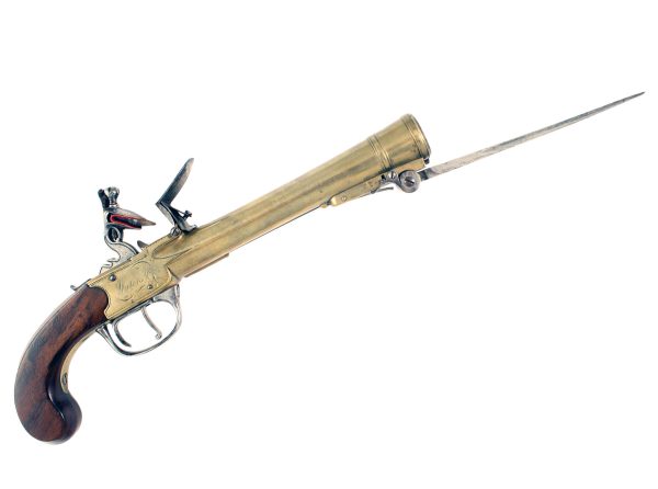 A Waters Patent Blunderbuss Pistol - Image 3