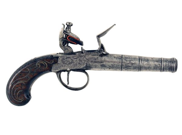 An Early Pair of Flintlock Pocket Pistols by Richards - Image 4