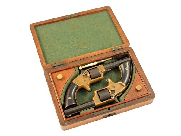 A Cased Pair of Rim Fire Revolvers