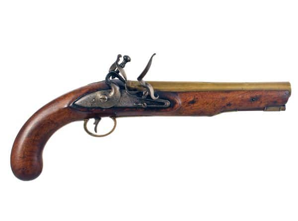 A Flintlock Pistol by Heylin of London.