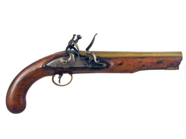 A Flintlock Pistol by Heylin of London.
