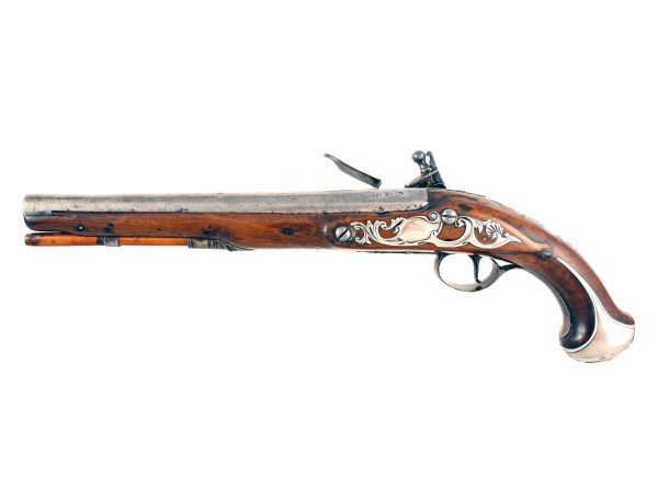 An Early Flintlock Holster Pistol by Griffin - Image 2