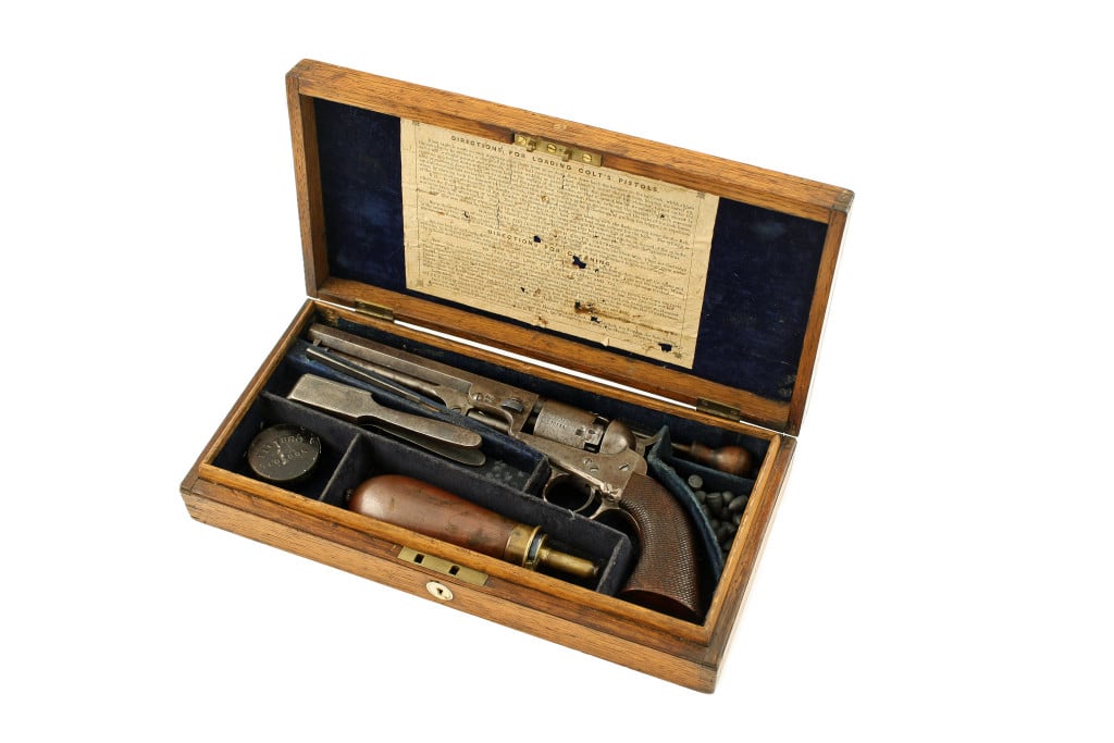 A Cased London Colt Model 1849 Pocket Revolver.
