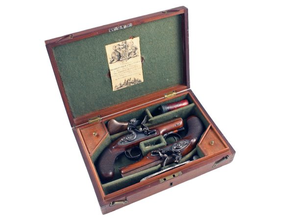 An Outstanding Pair of Greatcoat Pistols.
