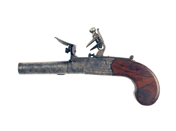 A Flintlock Pocket Pistol by Watkins - Image 3