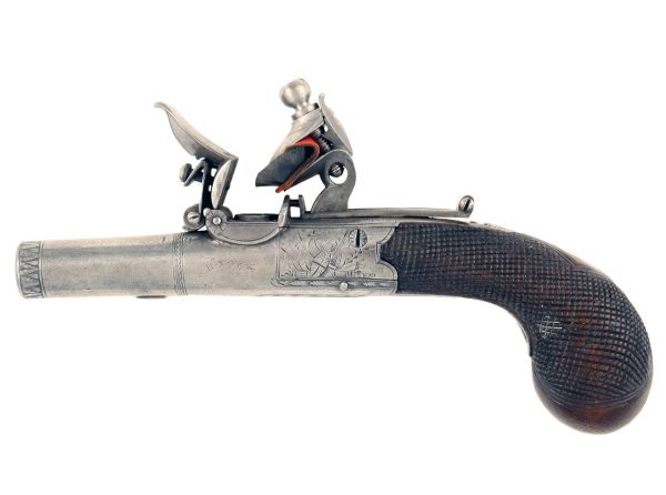 A Cased Pair of Pocket Pistols by H. Nock - Image 4