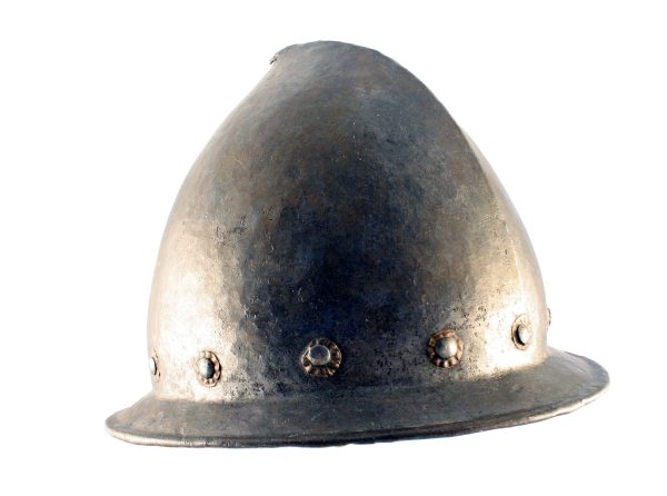 A Cabaset stamped with an armourers mark