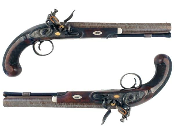 A Pair of Flintlock Duelling Pistols