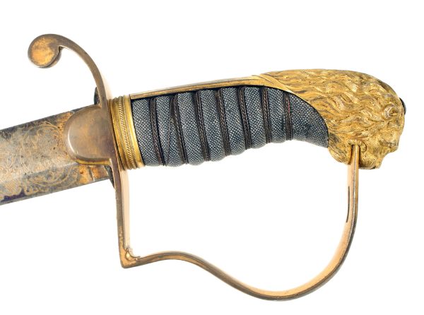 A Blue And Gilt Flank Officers Sword - Image 2