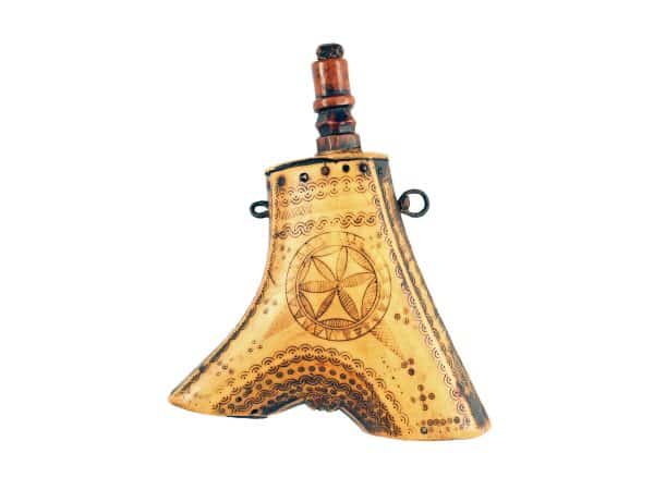 Scandinavian Powder Horn, 17th Century.