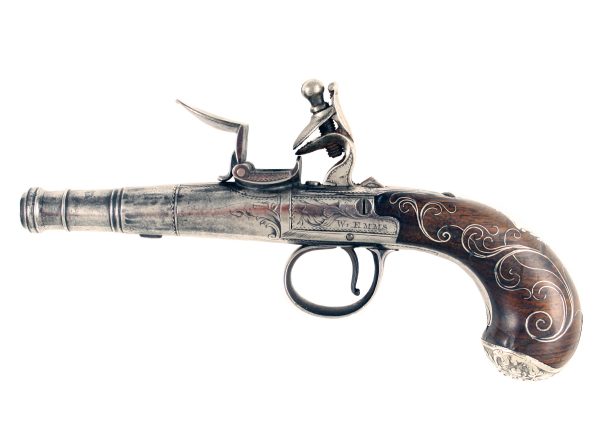 A Silver Mounted Pair of Pistols by Emms of Oxford - Image 3