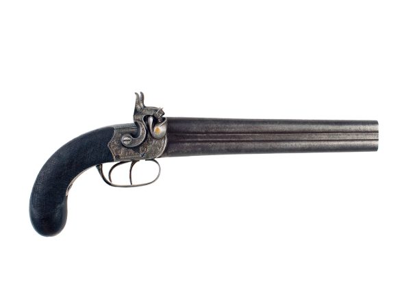 A Percussion Over and Under Pistol
