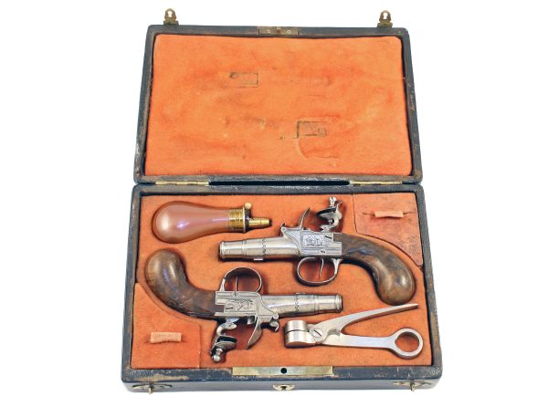 A Good Pair of French Flintlock Pocket Pistols - Image 2