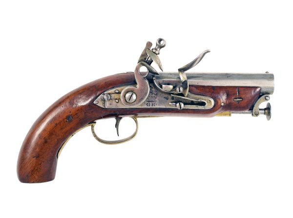 An 1831 Pattern Flintlock Coast Guards Pistol