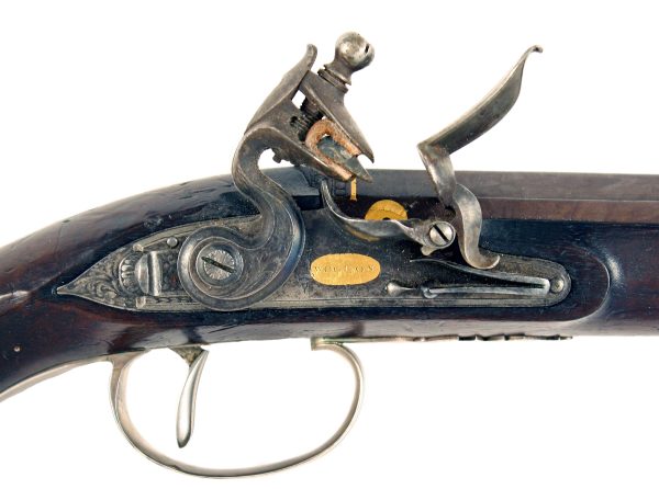 A Fine Silver Mounted Duelling Pistol by Wogdon - Image 2
