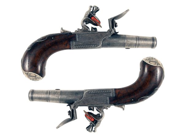 A Pair of Flintlock Pocket Pistols