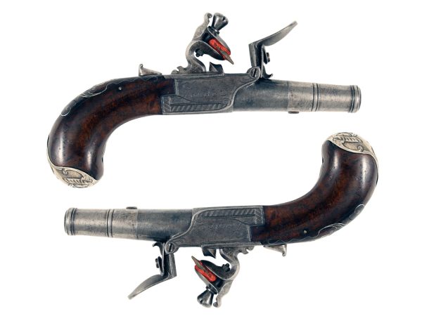 A Pair of Flintlock Pocket Pistols