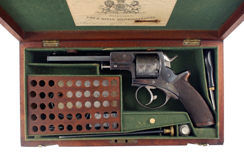 A Very Good Cased Tranter Rim-Fire Army Revolver by John Rigby & Co, No. 5288. - Image 4