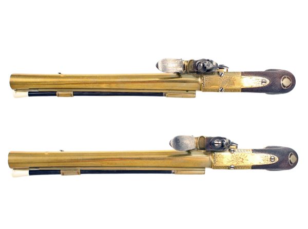 A Superb Pair of Flintlock Pistols by Nicholson - Image 4