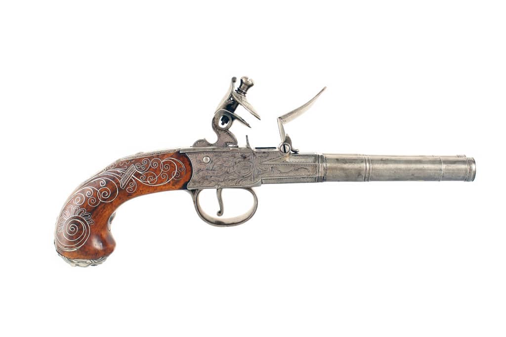 A Pair of Double Barrel Box-Lock Pistols by Barbar of London. - Image 6