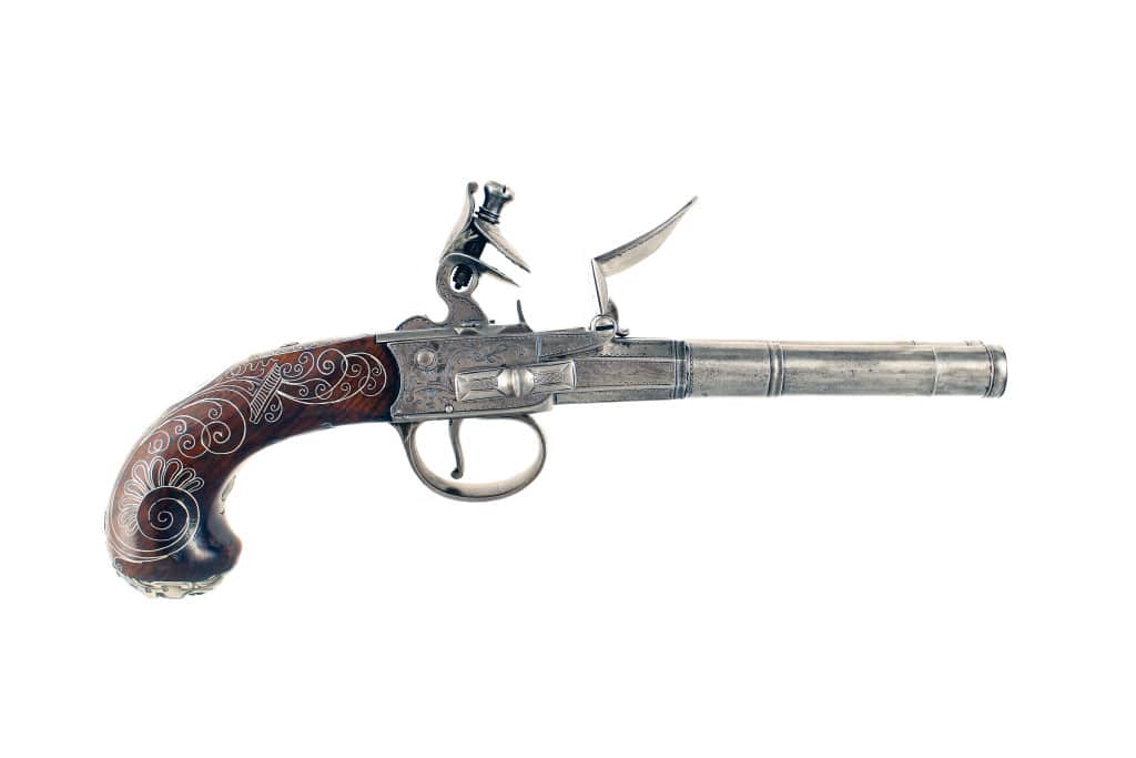 A Pair of Double Barrel Box-Lock Pistols by Barbar of London. - Image 5