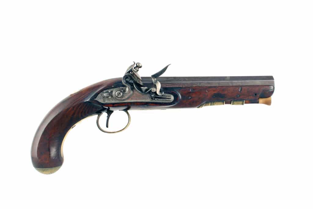 A Flintlock Pistol From The Union Street Police Office by Hutchinson.