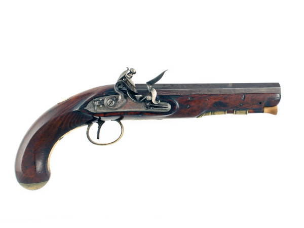 A Flintlock Pistol From The Union Street Police Office by Hutchinson.