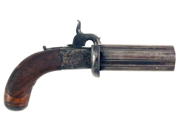 An Unusual Pepperbox Revolver by Playfair